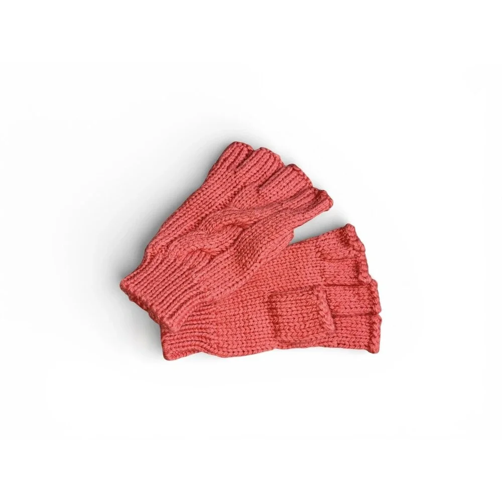 Life Is Good Knitted Fingerless Gloves NEW NWT One Size Winter Warm Soft Knit